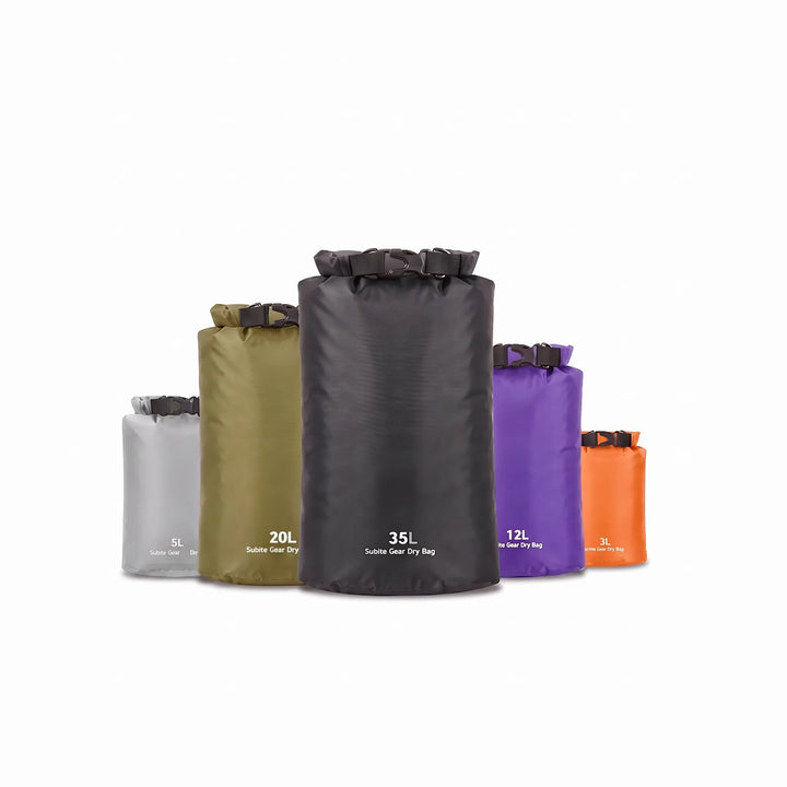 Multi-purpose waterproof roll-top bag, great for swimming, hiking, and boating.