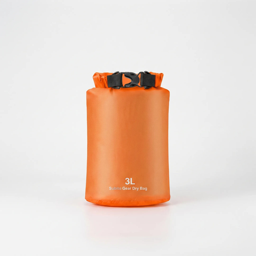 Reliable waterproof dry pack for hiking, fishing, and wet environment travel.