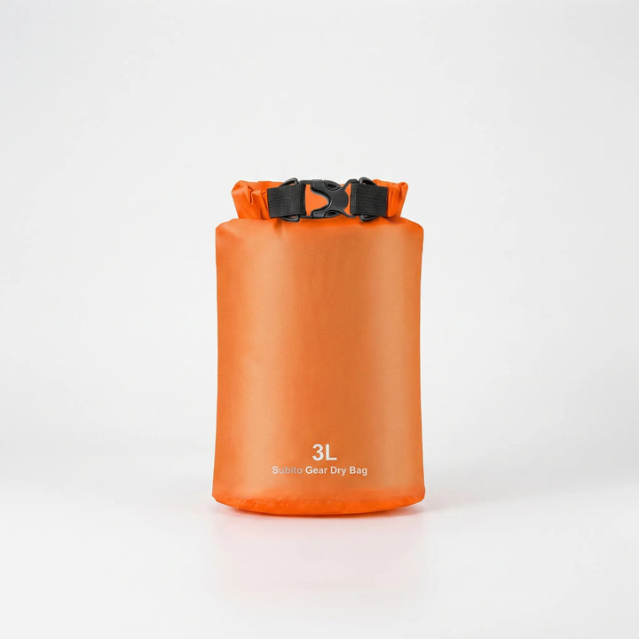 Reliable waterproof dry pack for hiking, fishing, and wet environment travel.