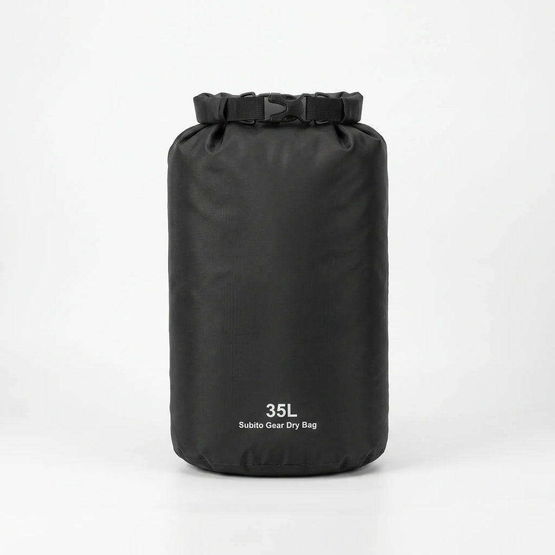 Protect electronics and clothes with this waterproof dry bag for travel and camping.