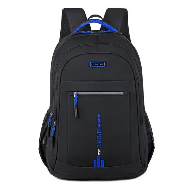 Professional unisex waterproof travel backpack for secure laptop transport & daily office commute.