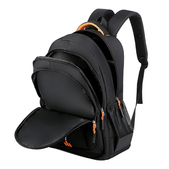 Durable unisex waterproof backpack, perfect for urban commuting & weekend travel. Multi-compartment.