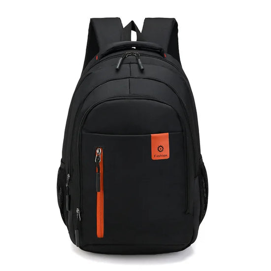 Close-up of the waterproof zipper on a travel backpack, ensuring gear stays dry & secure. Durable design.