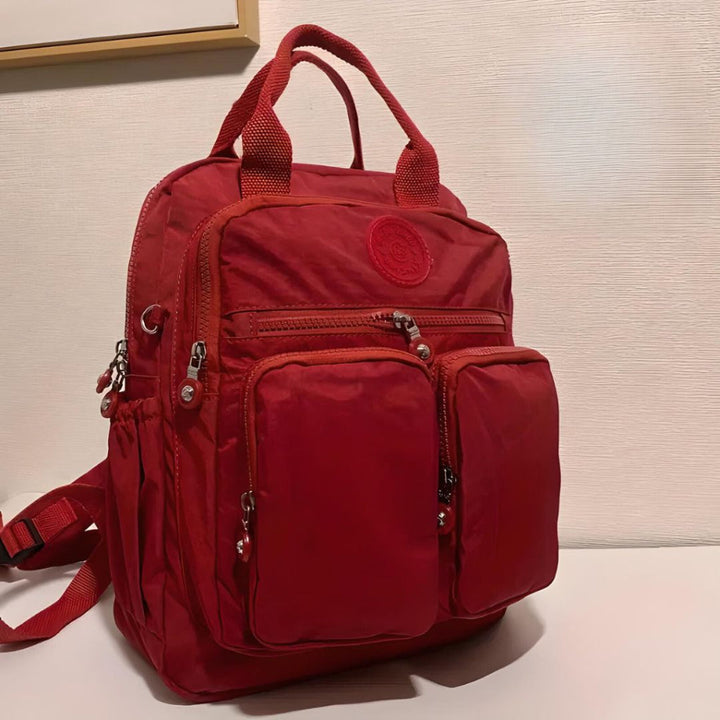 Durable waterproof travel bag, a versatile multi-pocket urban backpack for city adventures.