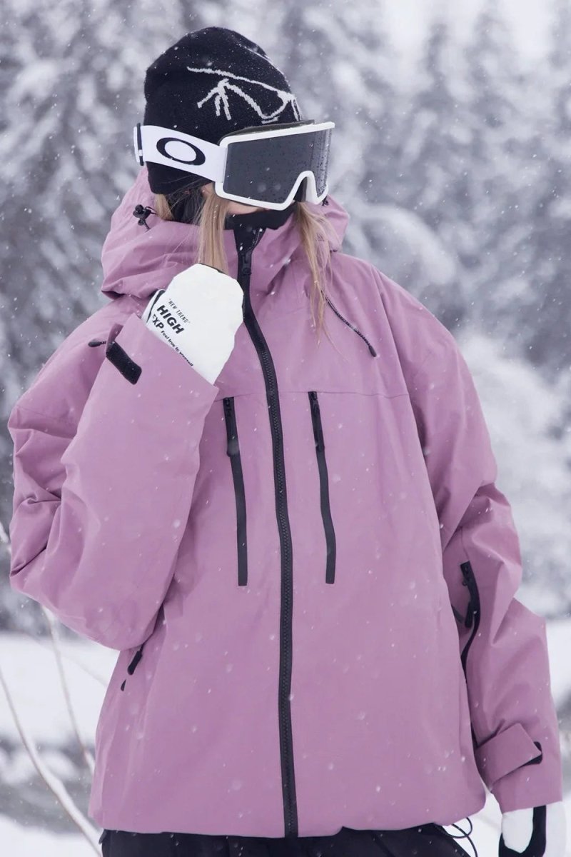 Lightweight, breathable unisex winter coat. Weather-resistant shell jacket for active ski & snowboard layering.