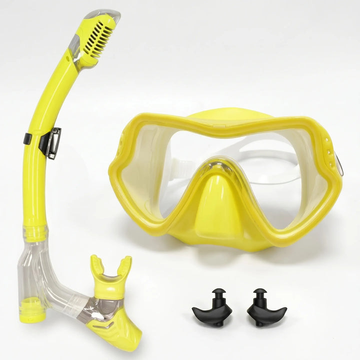 Essential unisex wide view snorkeling mask for swimming, snorkeling, and other water sports activities.