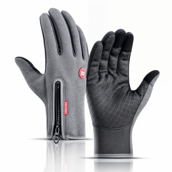 Comfortable unisex winter gloves with touchscreen capability. Keep hands warm & protected from wind during cold weather.