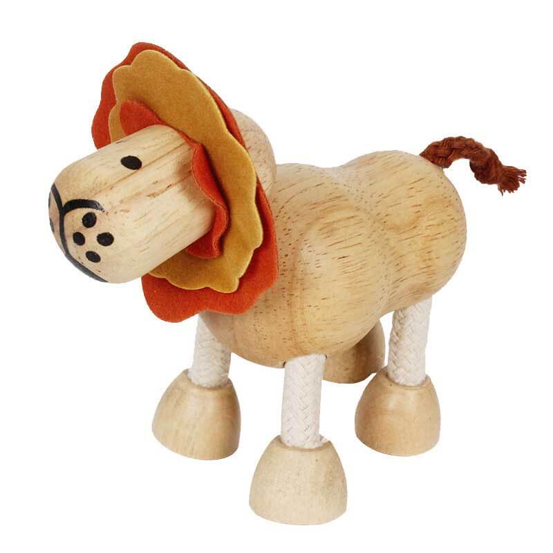 Wooden dog figure, popular farm animal toy, ideal for kid gifts and early childhood education