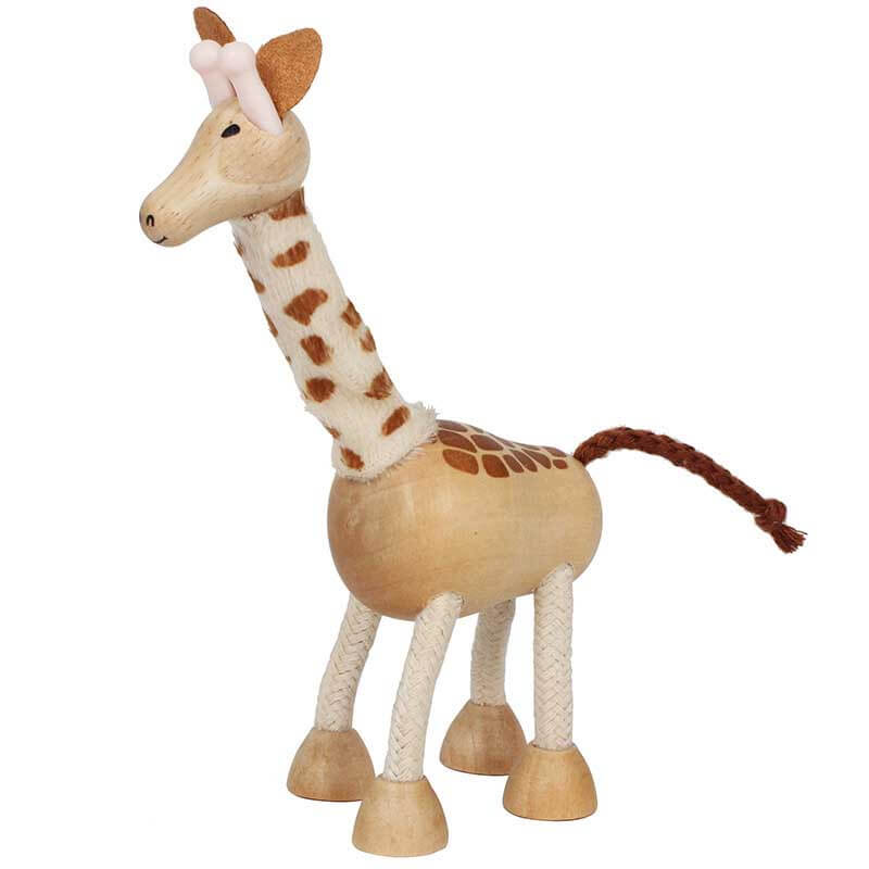 Wooden cat figure, educational wooden toy, supports interactive play and animal themed learning