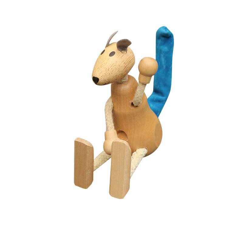 Assorted wooden animal figures, eco-friendly kid gifts, promotes sensory development