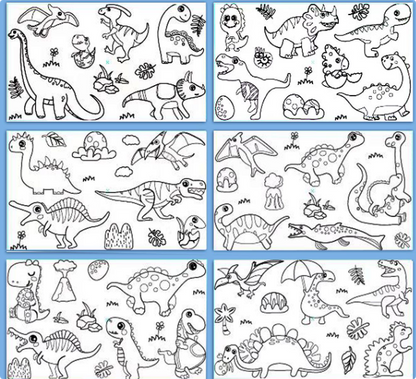 Kids' self-adhesive coloring roll in XXL size, a perfect gift for encouraging artistic and screen-free activities