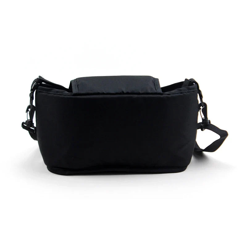 Stroller organizer showing its spacious interior, perfect as a diaper bag alternative.