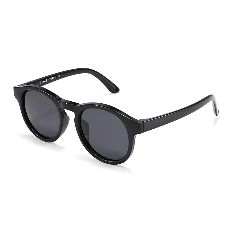 Unisex kids' flexible sunglasses providing UV400 and polarized protection, perfect for bright days.