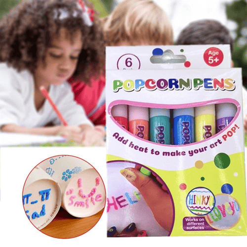Set of colorful 3D PuffMaster pens, perfect for creative crafts & unique dimensional drawing.