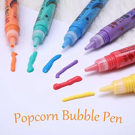 Assorted 3D PuffMaster art pens for kids and adults to make unique puffy, dimensional, and textured art.
