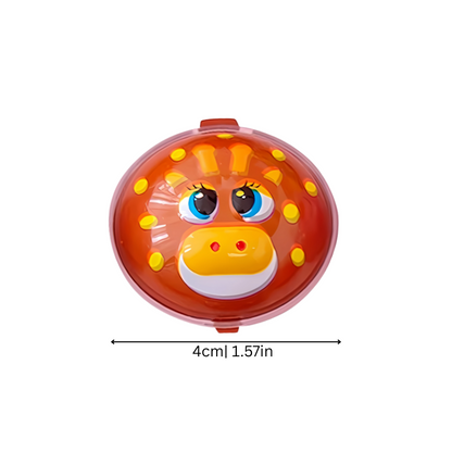 Child's pull-back animal car set with safari creatures; ideal preschool toy for small hands.