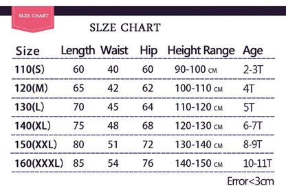 Full shot of girls' candy-colored pencil pants, showcasing ankle length and stylish fit.
