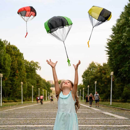 Vibrant multi-color kids parachute toy, perfect for outdoor group play and active fun