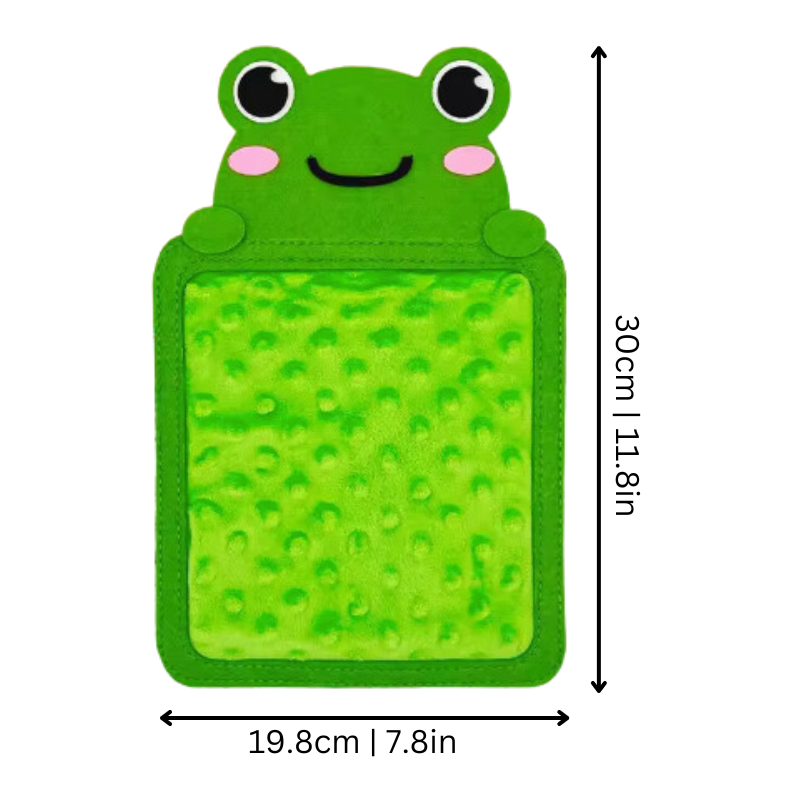 Set of 8 unisex kids' sensory pads featuring animal textures, ideal for infant development and tactile exploration