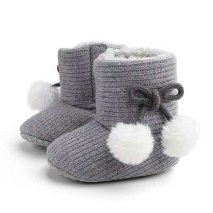 Infant first walker boots, anti-slip and warm, designed for baby boys and girls' comfort