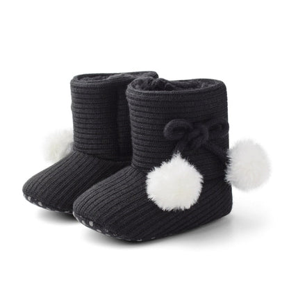 Collection of colorful baby winter boots, anti-slip and warm, suitable for infant boys and girls