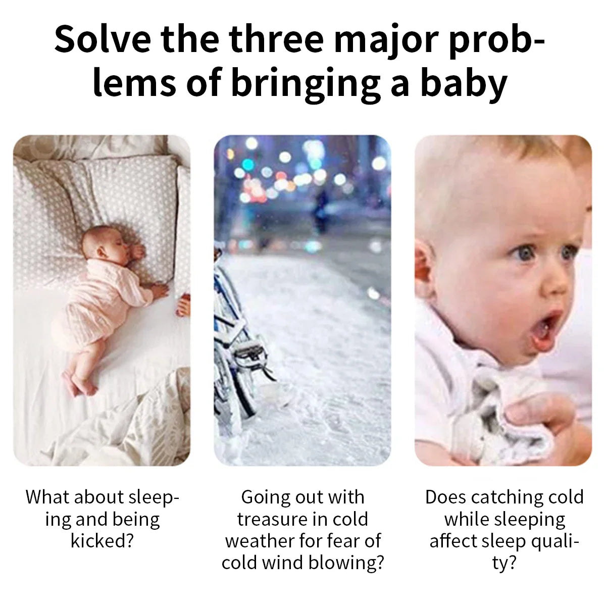 Secure baby stroller sleeping bag, pink, high-quality winter warmth for infants