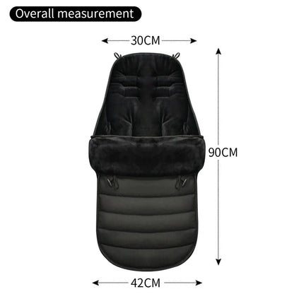Snug baby stroller sleeping bag, pink, prevents cold air from reaching little ones