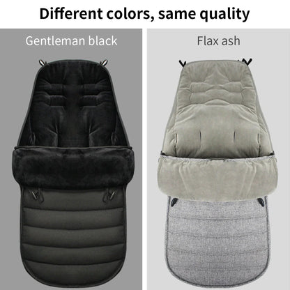 Premium baby stroller sleeping bag, beige, ultimate winter protection for newborns