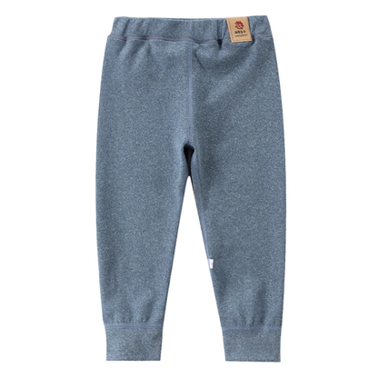 Children's snug thermal leggings with fleece lining, great for cold weather, comfy stretch pants.