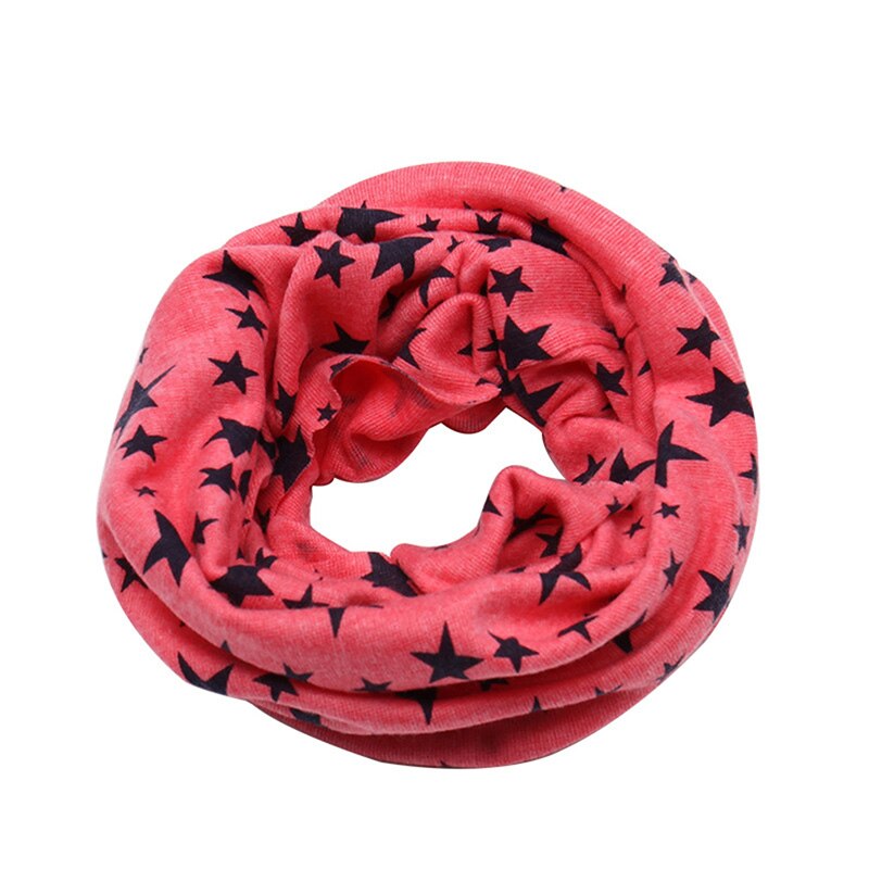 Unisex kids fashion scarf, warm winter collar with a cute penguin print, soft cotton.