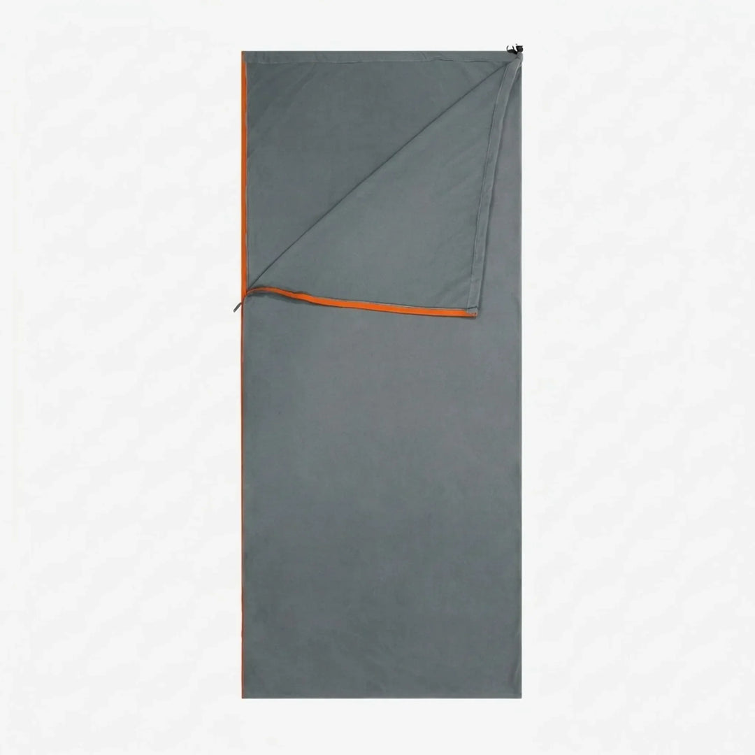 Lightweight fleece sleeping bag liner. Compact & soft, perfect for travel, camping, and hiking warmth.