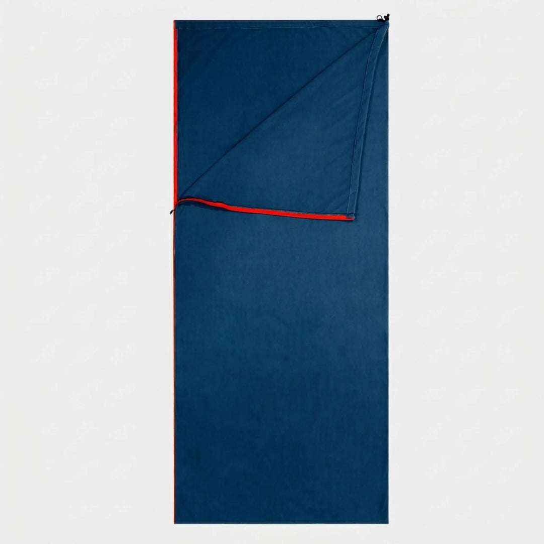 Unisex sleeping bag liner for versatile use. Provides warmth for camping, travel, hiking, & outdoor recreation.