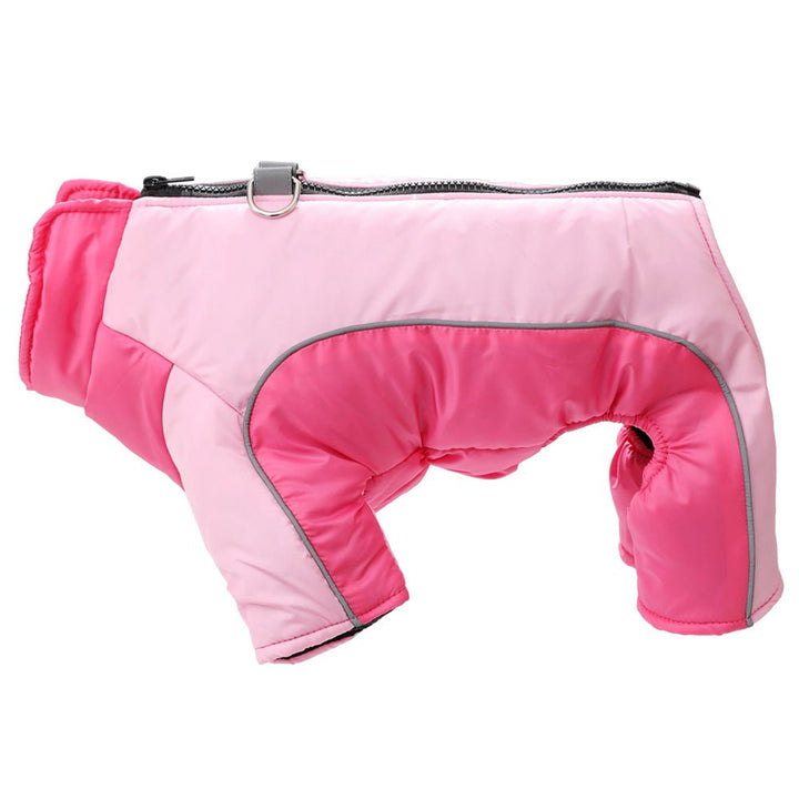 Warm dog clothes: highly reflective & waterproof winter jacket for maximum cold weather protection.
