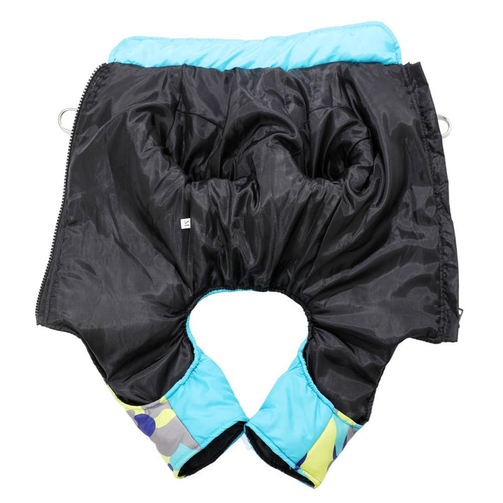 Reflective dog vest: waterproof & warm winter jacket, perfect for dark conditions & foggy weather.
