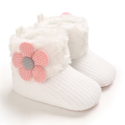 Unisex winter boots for toddlers, non-slip tread, plush lining for extra warmth