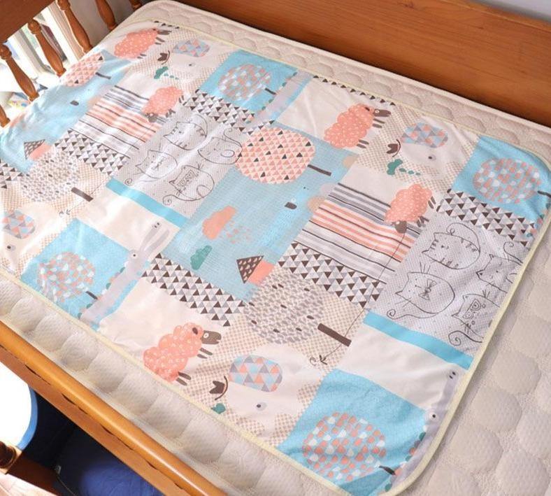 Compact folding baby changing mat, perfect for small spaces.