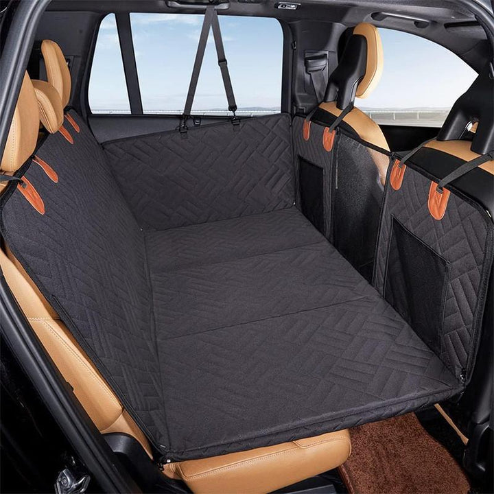 Ultimate car protection with this waterproof dog car seat cover & door shields for a clean, safe pet travel.