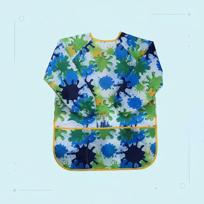 Easy clean children's painting smock, waterproof long sleeve for art and crafts