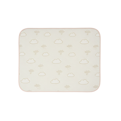 Baby accessories waterproof mattress pad, fitted for cribs and toddler beds, white finish