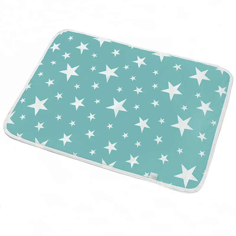 Portable baby accessory: waterproof and reusable changing mat for diapering needs