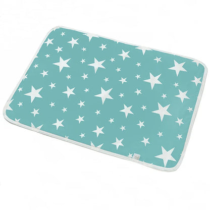 Portable baby accessory: waterproof and reusable changing mat for diapering needs