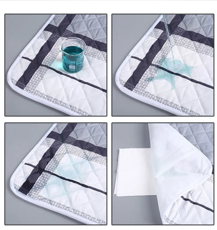 Washable crib mattress pad, soft and waterproof, perfect for baby's changing pad.
