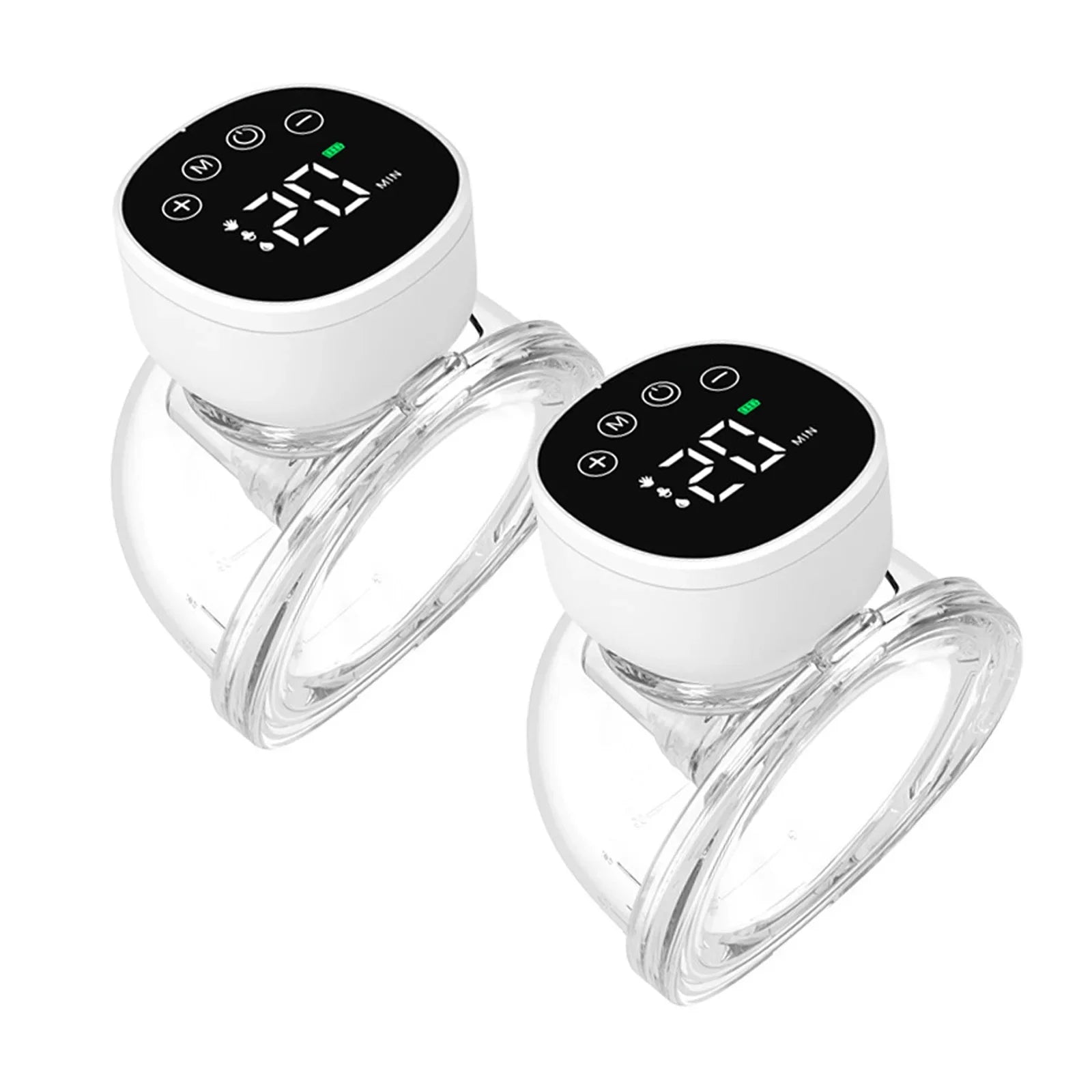 Wearable electric breast pump kit for hands-free milk expression, ideal for discreet nursing moms.