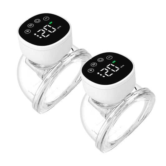 Wearable electric breast pump kit for hands-free milk expression, ideal for discreet nursing moms.