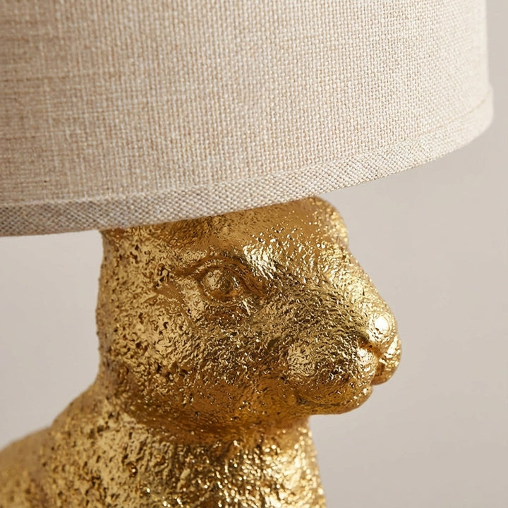 Noctebelle Whimsical Masked Animal Accent Lamp. Modern resin table lamp, adds unique character to any room.