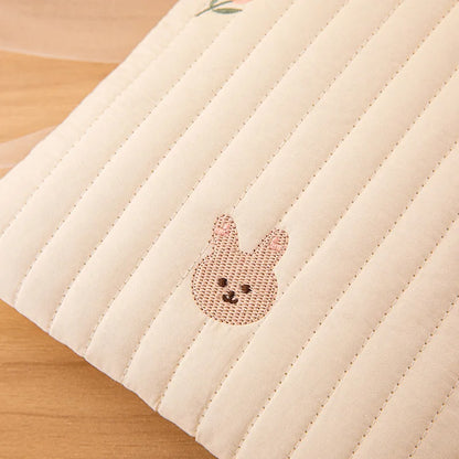 Stylish and functional baby cotton embroidered diaper bag, a must-have for new parents