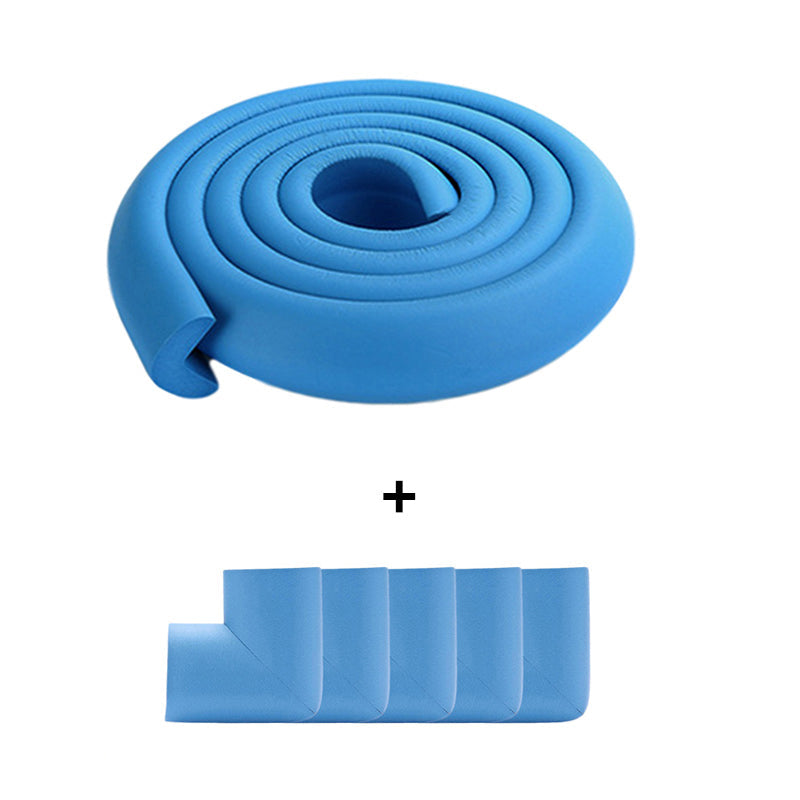 Toddler safe home safety kit with various corner guards and edge foam strips for child proofing