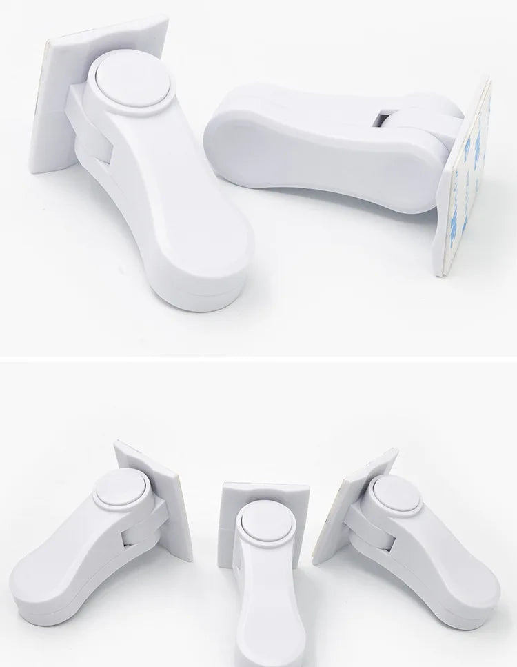 White child proof door handle lock, essential for a safe home environment