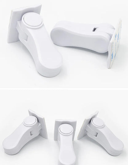 White child proof door handle lock, essential for a safe home environment