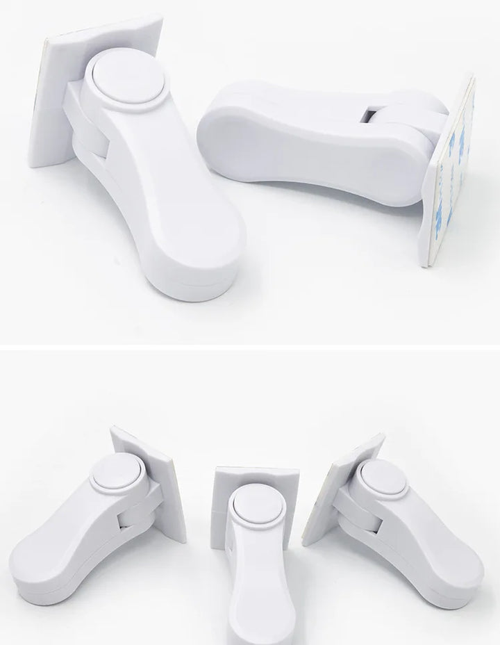 White child proof door handle lock, essential for a safe home environment